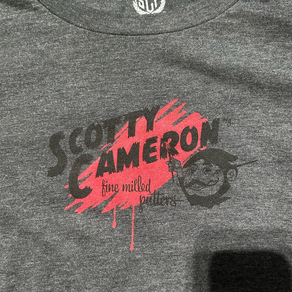 SCOTTY CAMERON CIRCLE T RETRO PALETTE LONG SLEEVE SHIRT L Charcoal - Picture 2 of 7